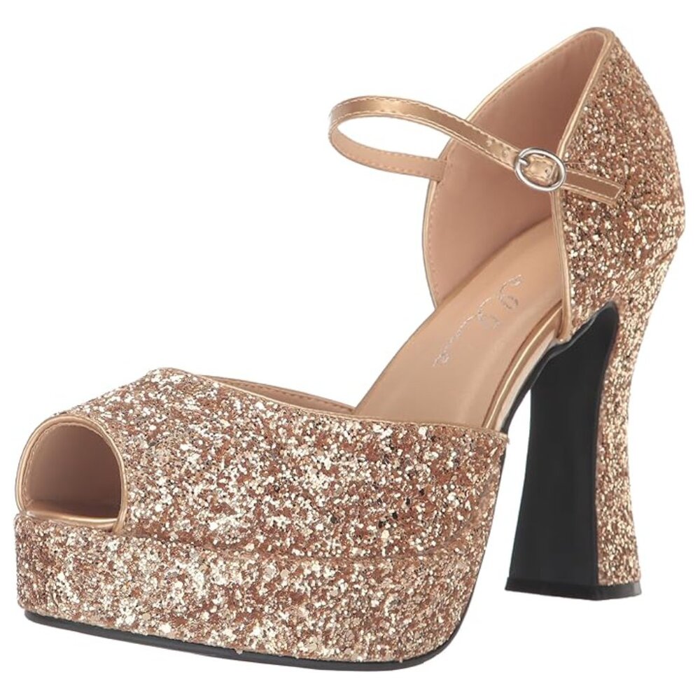 Ellie Shoes Women's Glitter Sandal New w/ Box Size 10